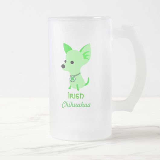 Irish Chihuahua beer mok (Rechts)