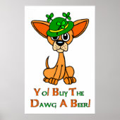 Irish Chihuahua Poster (Voorkant)