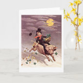 Irish Chimney Sweep St. Patrick's Day Kaart (Gele Bloem)