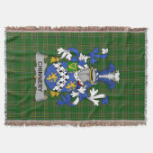 Irish Chinnery Coat of Arms Family Crest Ireland Deken (Voorkant)