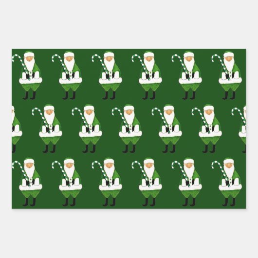Irish Christmas Gift Wrapping Paper Sheets (Voorkant 3)