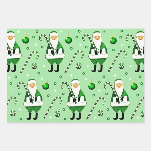 Irish Christmas Gift Wrapping Paper Sheets (Voorkant)