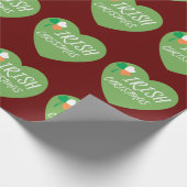 Irish Christmas Heart Cadeaupapier (Hoek)