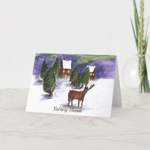 Irish Christmas Kaart met Ierse groet