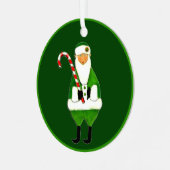 Irish Christmas Keepsake Metalen Ornament (Voorkant links)