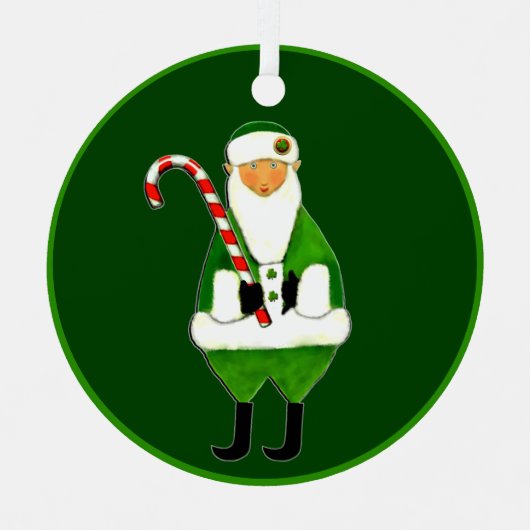 Irish Christmas Keepsake Metalen Ornament (Voorkant)