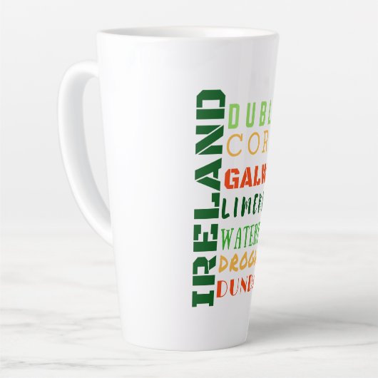 Irish Cities Subway Art Latte Mok (Linkerhoek)