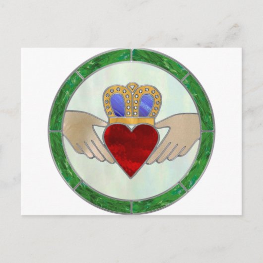 Irish Claddagh Briefkaart (Voorkant)