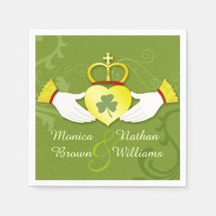 Irish Claddagh Heart Celtic Wedding Servet
