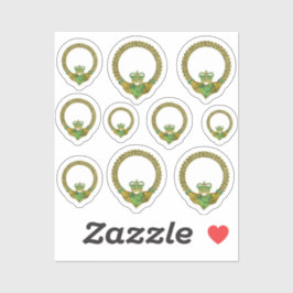 Irish claddagh love sticker