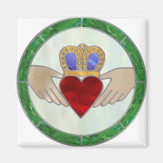Irish Claddagh Magneet (Voorkant)