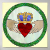 Irish Claddagh Poster (Voorkant)