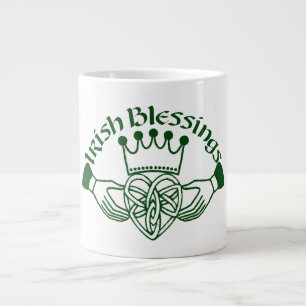 Irish Claddagh Ring Celtic Heart Blessings Grote Koffiekop