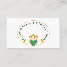 Irish Claddagh Ring Visitekaartje