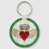 Irish Claddagh Sleutelhanger (Voorkant)