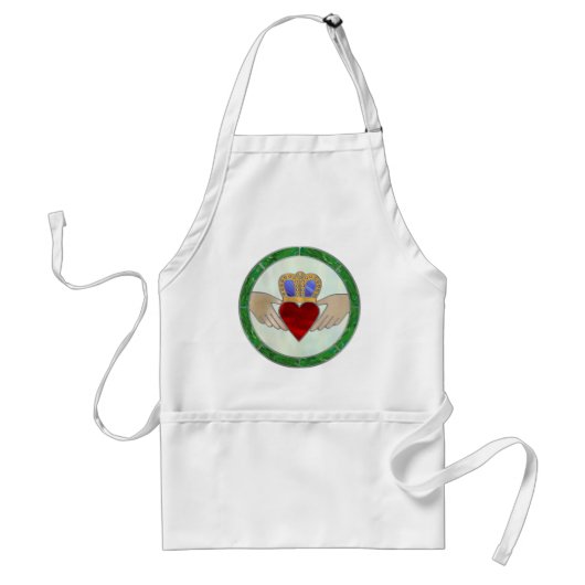 Irish Claddagh Standaard Schort (Voorkant)