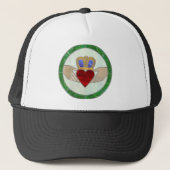 Irish Claddagh Trucker Pet (Voorkant)