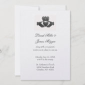 Irish Claddagh Wedding Invitation Kaart (Voorkant)