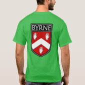 Irish Clan Crest - Byrne T-shirt (Achterkant)