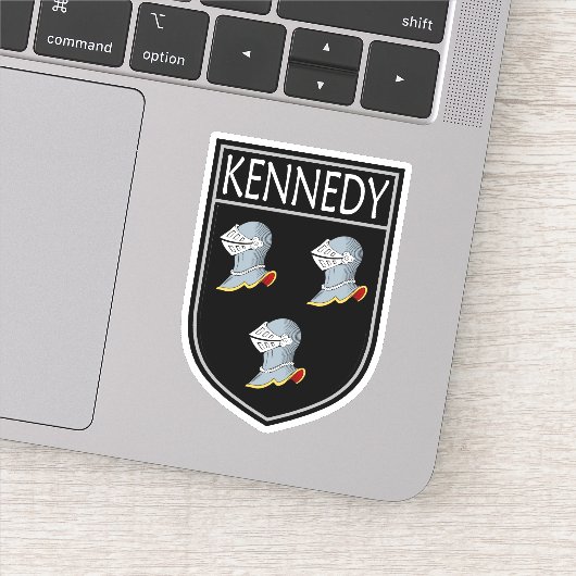 Irish Clan Crest - Kennedy Sticker (Detail)