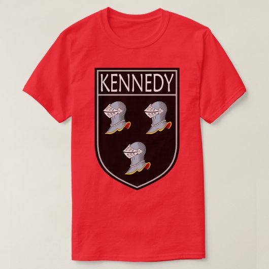 Irish Clan Crest Kennedy T-shirt (Design voorkant)