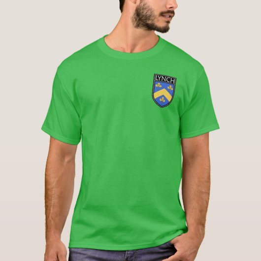 Irish Clan Crest - Lynch T-shirt (Voorkant)