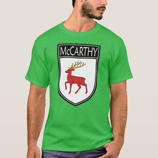 Irish Clan Crest - McCarthy T-shirt (Voorkant)