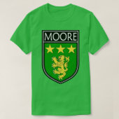 Irish Clan Crest Moore T-shirt (Design voorkant)