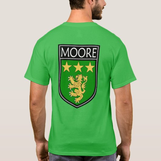 Irish Clan Crest - Moore T-shirt (Achterkant)
