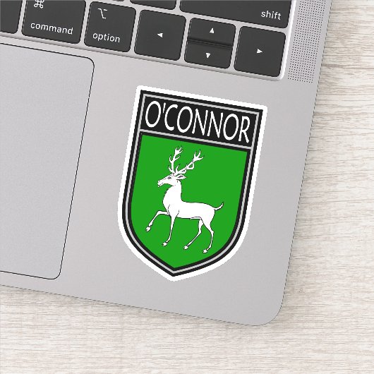 Irish Clan Crest - O'Connor Sticker (Detail)