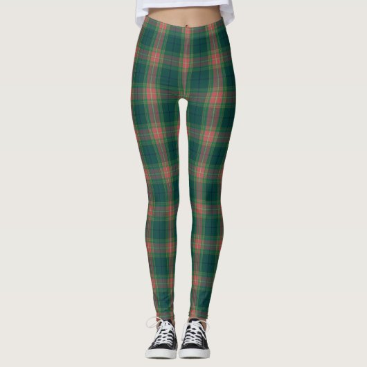 Irish Clan Gallagher Tartan Pset Leggings (Voorkant)