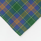 Irish Clan MacAuliffe McAuliffe Classic Tartan Fleece Deken (Hoek)