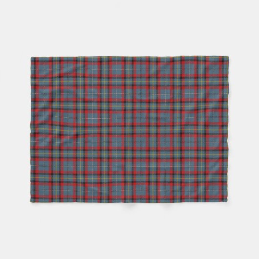 Irish Clan MacNamara McNamara Classic Tartan Fleece Deken (Voorkant (Horizontaal))