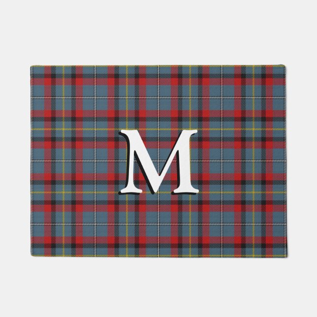 Irish Clan MacNamara Tartan Pset Deurmat (Voorkant)