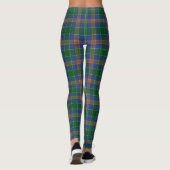 Irish Clan McAuliffe MacAuliffe Tartan Leggings (Achterkant)