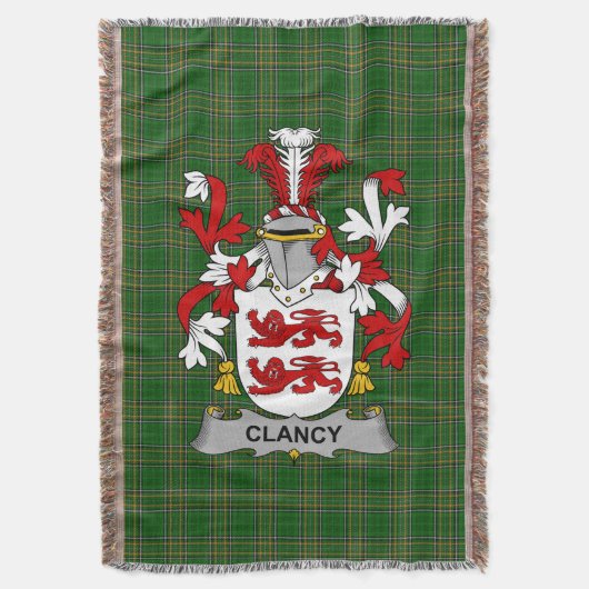 Irish Clancy of McClancy wapenschild voor de famil Deken (Voorkant Verticaal)