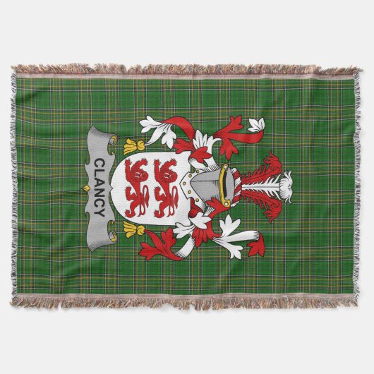 Irish Clancy of McClancy wapenschild voor de famil Deken (Voorkant)