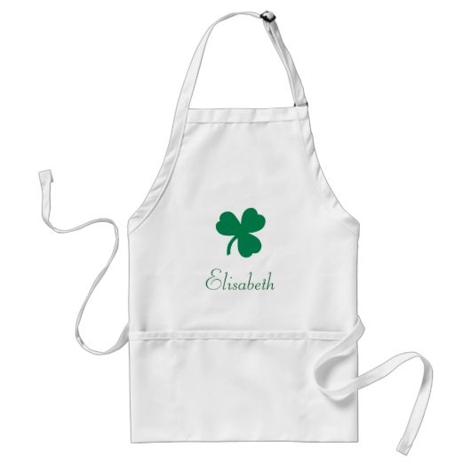 Irish Clover Apron Standaard Schort (Voorkant)