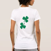 Irish Clover Dames Jersey T-shirt (Achterkant)
