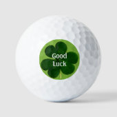 Irish Clover Good Luck Golfballen (Voorkant)