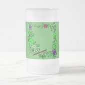 Irish Clover Green St. Patrick's Day Mok Glass (Center)