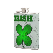 Irish Clover Hip Flask Heupfles (Links)