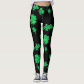 Irish Clover Lucky Charm leggings (Voorkant)