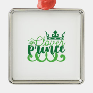 Irish Clover Prince Metalen Ornament