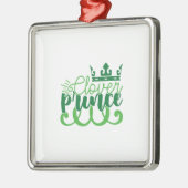 Irish Clover Prince Metalen Ornament (Links)