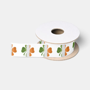 Irish Clover Satijnen Lint