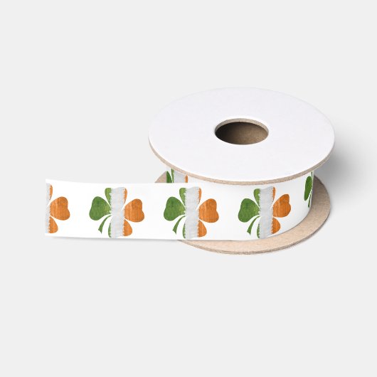 Irish Clover Satijnen Lint (Spoel)