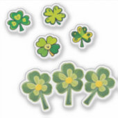 Irish Clover Sticker (Voorkant)