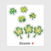 Irish Clover Sticker (Vel)