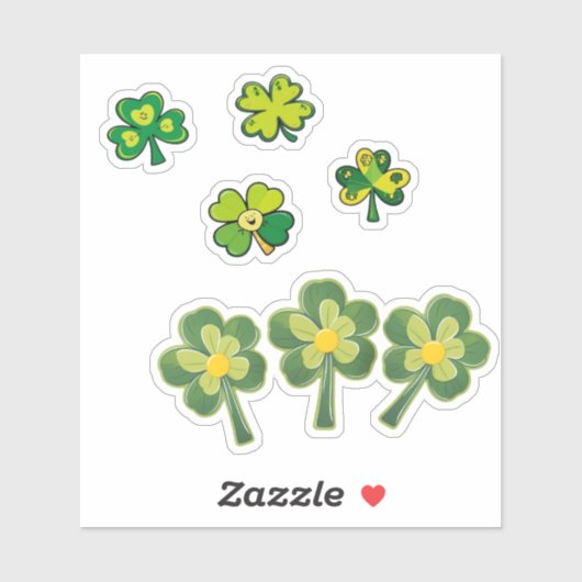 Irish Clover Sticker (Vel)